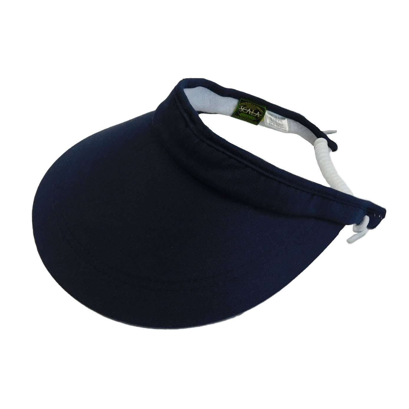 Pro Golf Cotton Sun Visor - Cappelli Hats Visor Cap Scala Hats