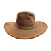 Alice Leather Hat by Kakadu Australia - Brown Safari Hat Kakadu    