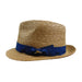 Tommy Bahama Wheat Braid Fedora Hat Fedora Hat Tommy Bahama Hats MSTBM82M Taupe S/M 