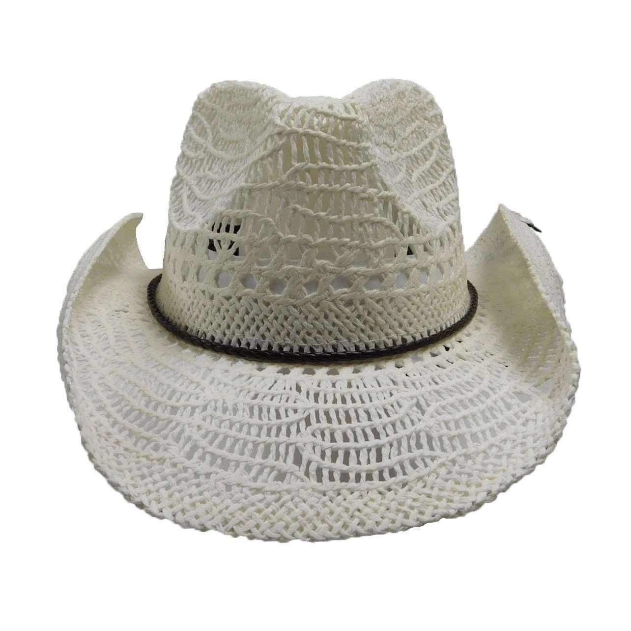Peter Grimm Abilene White Straw Cowgirl, Cowboy Hat Cowboy Hat Peter Grimm    