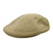 Poly Knit Ascot Ca- - Milani Hats Flat Cap Milani Hats MSd214KHM Khaki S/M 