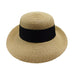 Big Brim Sun Hat with Wide Ribbon and Bow - Milani Hats Wide Brim Hat Milani Hats BB0059tn Tan Heather Medium (57 cm) 