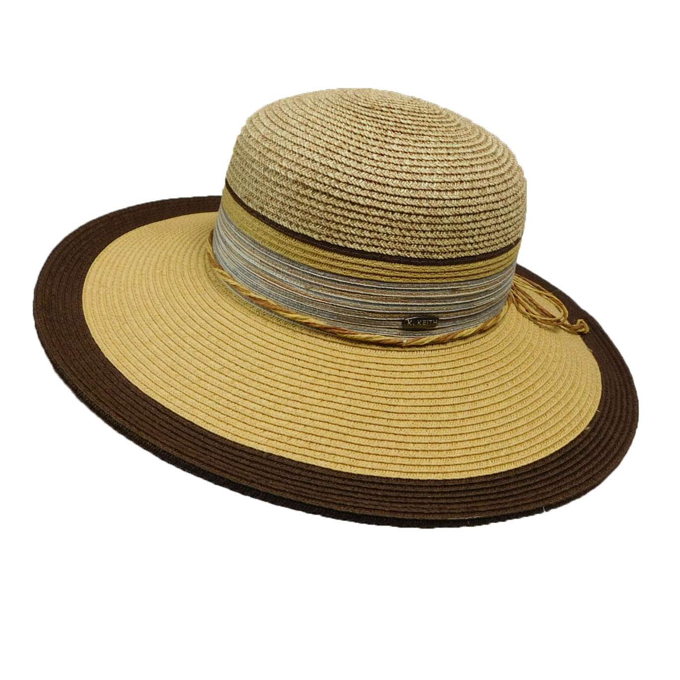 Karen Keith Multi Tone Sun Hat Floppy Hat Great hats by Karen Keith WSbt31NT Natural  