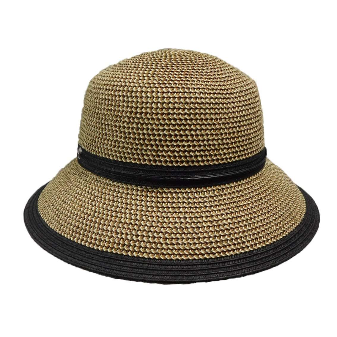 Two Tone Summer Cloche - Karen Keith — SetarTrading Hats display picture 3