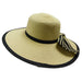 Sun Hat with Striped Bow, Floppy Hat - SetarTrading Hats 