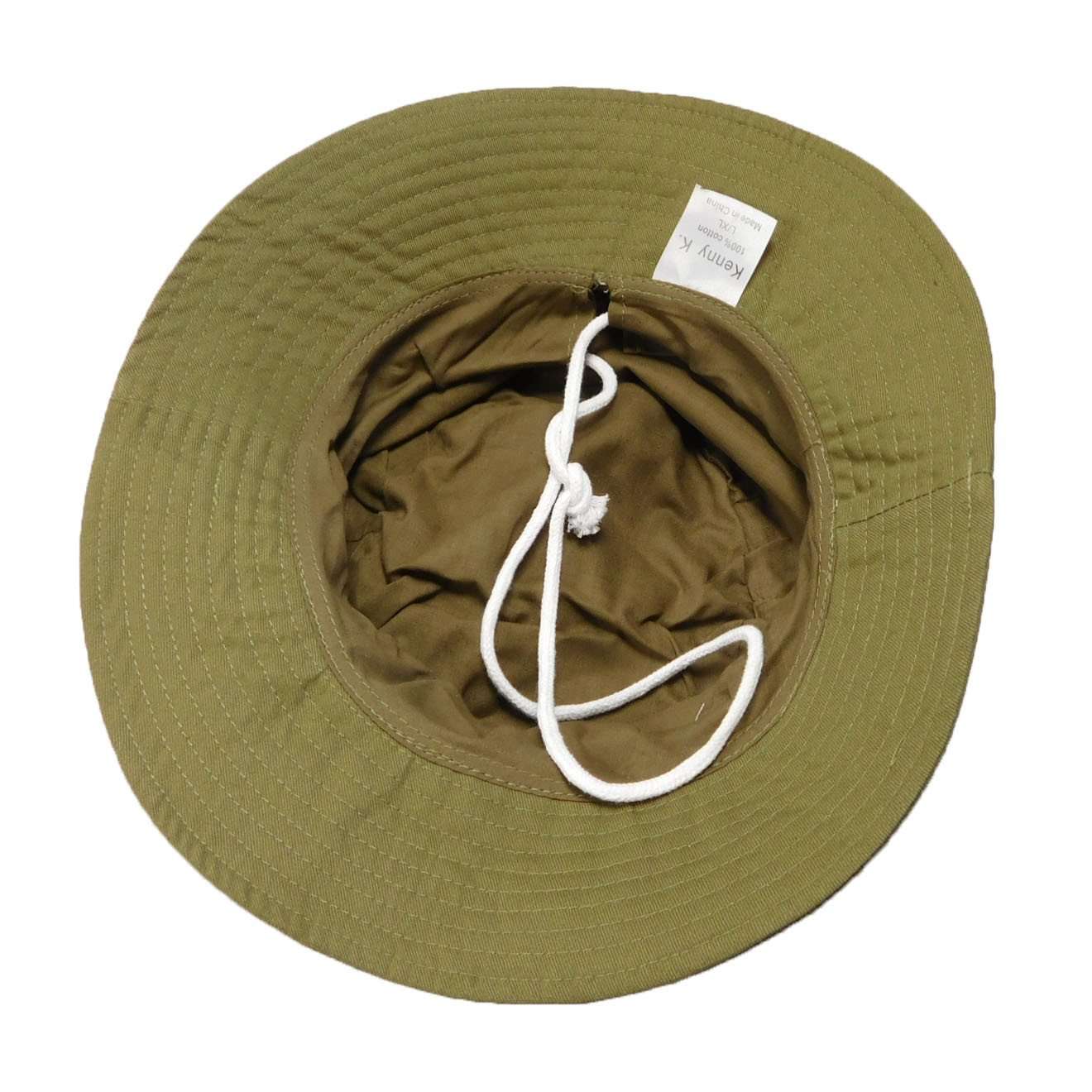 Cotton Bucket Hat with Drawstring - Karen Keith Hats 