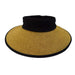 Wrap Around Sun Visor Hat with Elastic Closure - Boardwalk Style, Visor Cap - SetarTrading Hats 