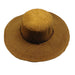 Woven Straw Hat with Chin Cord Floppy Hat Boardwalk Style Hats WSda770MS Mustard  