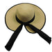 Woven Bangkok Straw Sun Hat with Split Brim - Boardwalk Style, Wide Brim Sun Hat - SetarTrading Hats 