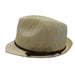 Kid's Knobby Knit Fedora Hat - Ivory Fedora Hat Boardwalk Style Hats    