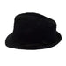 Kid's Knobby Knit Fedora Hat - Black, Fedora Hat - SetarTrading Hats 
