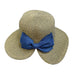 Butterfly Split Brim Sun Hat - Boardwalk Style Hats Wide Brim Hat Boardwalk Style Hats WSda749BL Blue  