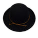 Knit Up Turned Brim Breton, Black - DNMC Hats Kettle Brim Hat Boardwalk Style Hats    