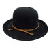 Knit Up Turned Brim Breton, Black - DNMC Hats Kettle Brim Hat Boardwalk Style Hats da3113BK Black Medium (57 cm) 