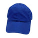 Washed Cotton Baseball Cap Cap Milani Hats wc001rb Royal Blue  