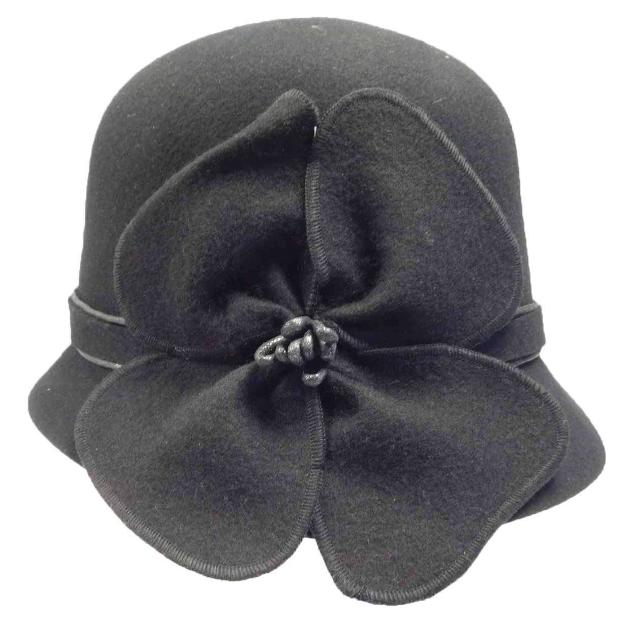 Petal Wool Felt Cloche by JSA for Women Cloche Jeanne Simmons    