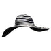 Ribbon and Straw Two Tone Sun Hat - Milani Hats Floppy Hat SetarTrading Hats     