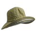 Ribbon Bucket Hat with Metallic Detail - Jeanne Simmons Cloche Jeanne Simmons js9420sg Sage OS (57 cm) 