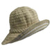 Ribbon Bucket Hat with Metallic Detail - Jeanne Simmons Cloche Jeanne Simmons js9420TP Taupe OS (57 cm) 
