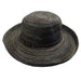 Multi Tone Up Brim Summer Breton - Jeanne Simmons Hats Kettle Brim Hat Jeanne Simmons js8004BK Black  