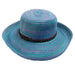 Multi Tone Up Brim Summer Breton - Jeanne Simmons Hats Kettle Brim Hat Jeanne Simmons js8004BL Blue  