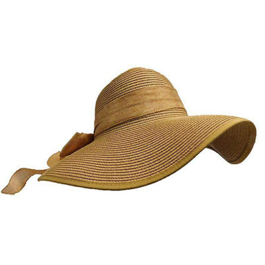 Summer Floppy Hat with Linen Scarf by Milani Floppy Hat Milani Hats