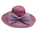 Up Turned Brim Layered Sinamay Hat, Dress Hat - SetarTrading Hats 