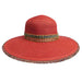 Frayed Trim Sun Hat, Floppy Hat - SetarTrading Hats 