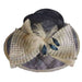 Polka Dot Bow Sinamay Big Brim Hat - Scala Collezione Dress Hat Scala Hats    