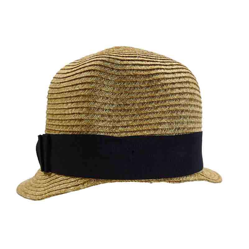 Backless Summer Brim Cloche by JSA for Women, Cloche - SetarTrading Hats 