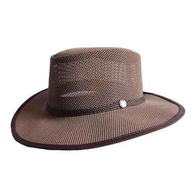 Head 'N Home Cabana Walnut SolAir Breathable Mesh Shade Hat up to 2XL, Safari Hat - SetarTrading Hats 