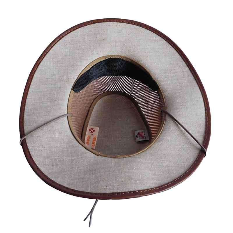 Head 'N Home Soaker SolAir Breathable Mesh Shade Outback Hat up to XXL - Brown Safari Hat Head'N'Home Hats    