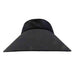 Wide Brim Cotton Clip-On Sun Visor - MG - 4" Peak Visor Cap MegaCI    