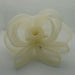Large Tulle Fascinator with Loop Detail Fascinator Something Special Hat lb7723IV Ivory  