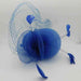 Horsehair Disks Fascinator with Feathers - Something Special Collection Fascinator Something Special Hat    