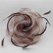 Two Tone Puffy Tulle Flower Fascinator Fascinator Something Special Hat lb7721BN Brown  