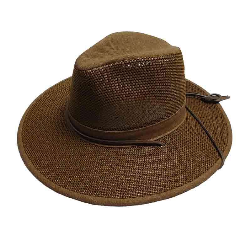 Henschel Aussie Breeze Hat - Khaki, Small | UPF Sun Hat With 3-Inch Brim, Packable & Crushable
