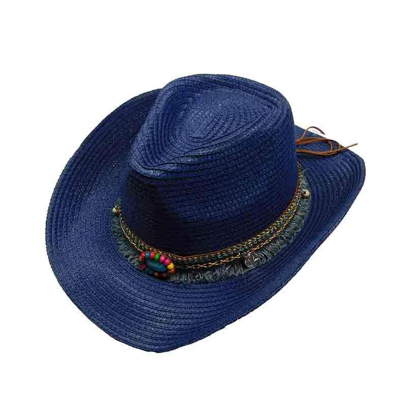 Women's Cowboy Hat with Tassel Band - Jeanne Simmons Hats Cowboy Hat Jeanne Simmons    