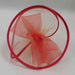 Ribbon Trimmed Layered Fascinator Fascinator Something Special Hat UQ6820co Coral  
