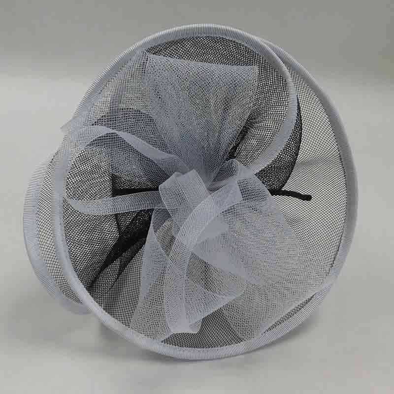 Ribbon Trimmed Layered Fascinator Fascinator Something Special Hat UQ6820wh White  