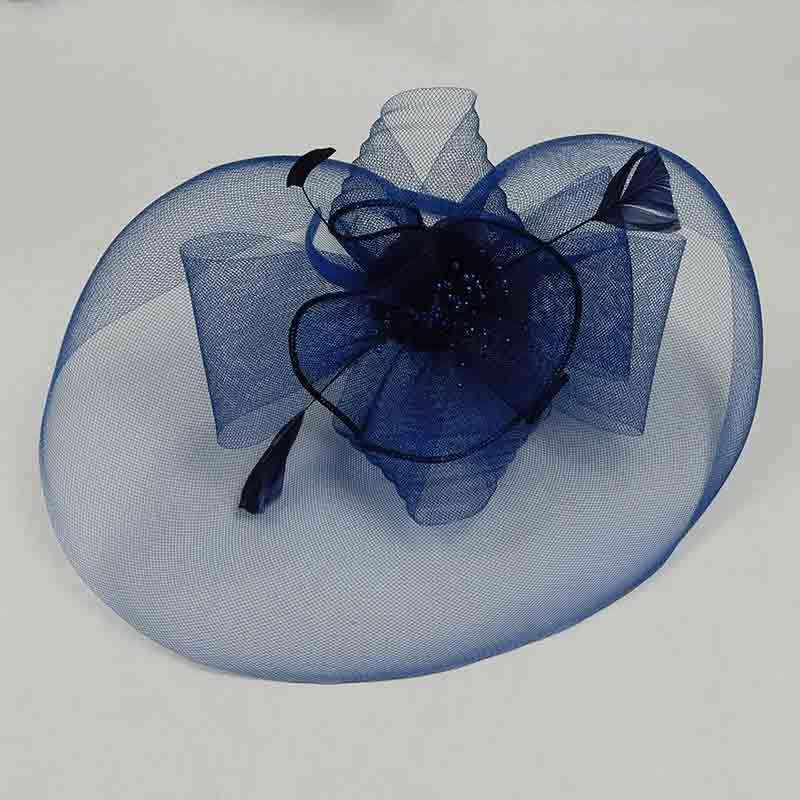 Pleated Mesh and Petite Beads Fascinator Fascinator Something Special Hat    