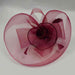 Pleated Mesh and Petite Beads Fascinator Fascinator Something Special Hat lb7717bd Burgundy  