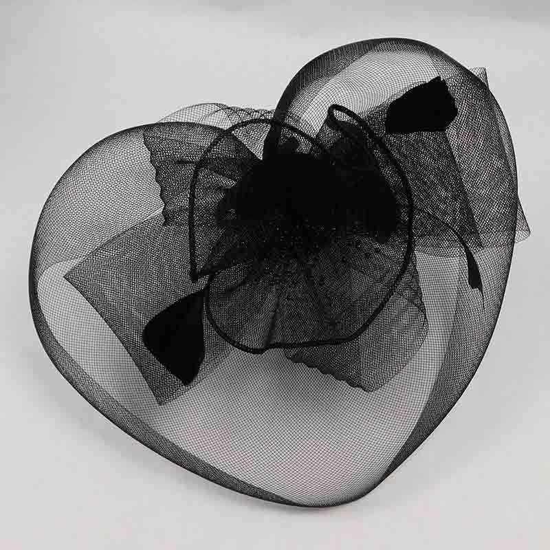 Pleated Mesh and Petite Beads Fascinator Fascinator Something Special Hat    