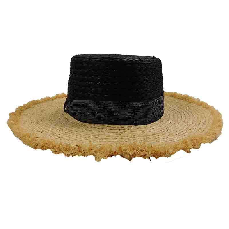 Two Tone Raffia Bolero by Sun Styles, Bolero Hat - SetarTrading Hats 