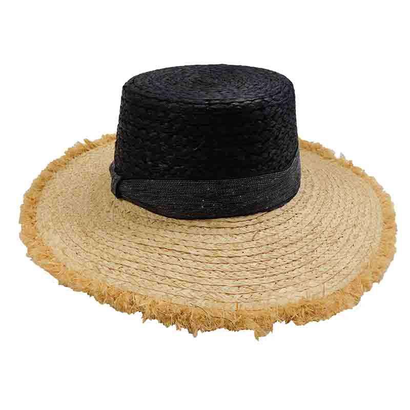 Two Tone Raffia Bolero by Sun Styles Bolero Hat Sun Styles    