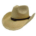 Woven Toyo Western Hat - by Sun Styles - 8 colors Cowboy Hat Sun Styles ah041cr Cream  