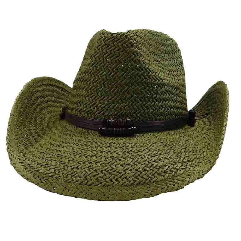 Woven Toyo Western Hat - by Sun Styles - 8 colors Cowboy Hat Sun Styles ah041sg Sage  