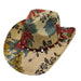 Painted Floral Cowboy Hat with Pearl Band - Sun Styles Cowboy Hat Sun Styles    