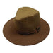 Straw Crown Cotton Brim Safari Hat - Panama Jack Safari Hat Panama Jack Hats    
