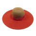 Red Polka Dot Ribbon Bow Summer Floppy Hat - Jones New York Floppy Hat MAGID Hats    